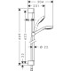Душевой комплект Hansgrohe Croma Select E Multi 9l Unica Set 65 26581400 Белый/Хром Душевой комплект Hansgrohe Croma Select E Multi 9l Unica Set 65 26581400 Белый/Хром