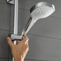 Dušas komplekts Hansgrohe  Croma Select E Multi 9l Unica Set 65 26581400  Balts / Hromēts
