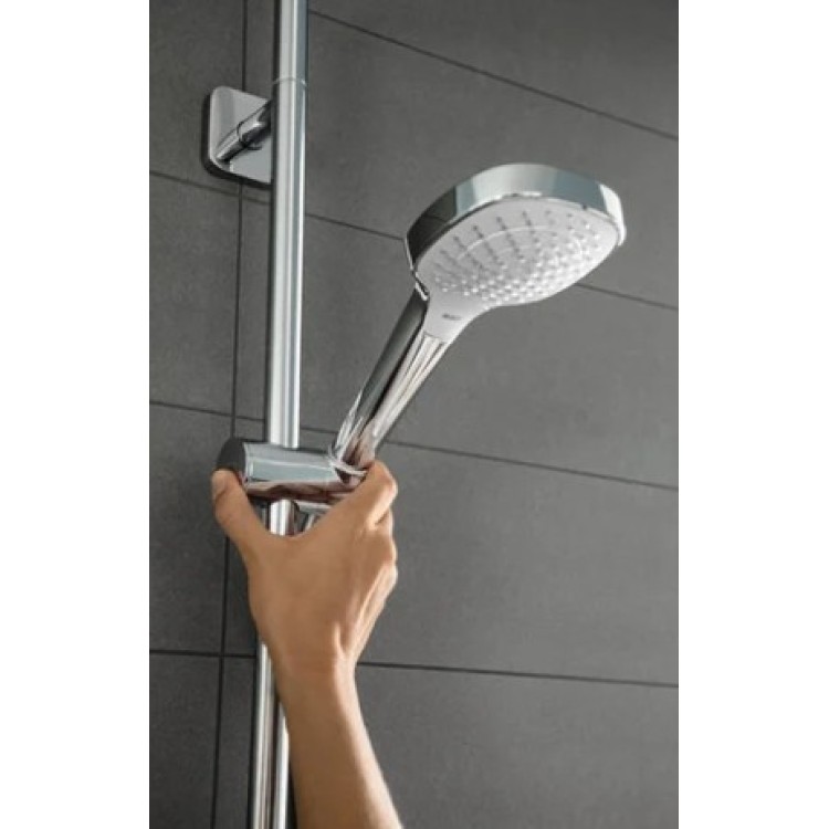 Душевой комплект Hansgrohe Croma Select E Multi 9l Unica Set 65 26581400 Белый/Хром Душевой комплект Hansgrohe Croma Select E Multi 9l Unica Set 65 26581400 Белый/Хром