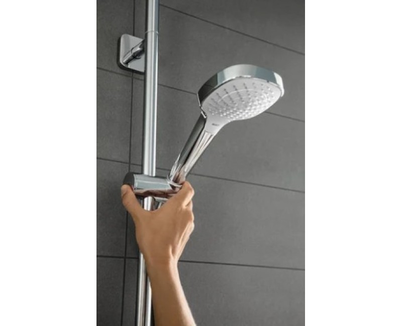 Dušas komplekts Hansgrohe  Croma Select E Multi 9l Unica Set 65 26581400  Balts / Hromēts