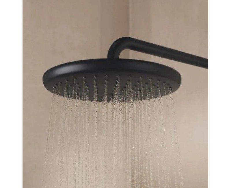 Dušas sistēma Grohe Vitalio Start System 250 ar termostatu 266772431 Melns matēts