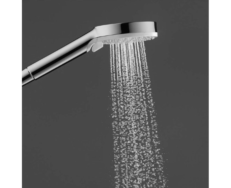 Dušas komplekts Hansgrohe  Crometta Vario 9l Porter Set 1250mm 26693400 Balts / Hromēts