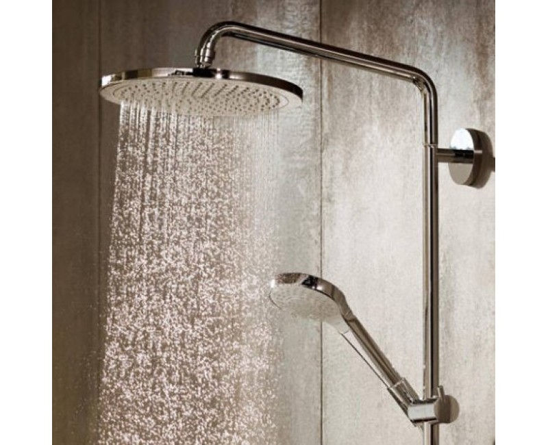 Dušas sistēma Hansgrohe Croma Select S Showerpipe 280 1jet EcoSmart ar termostatu 26794000 hromēta