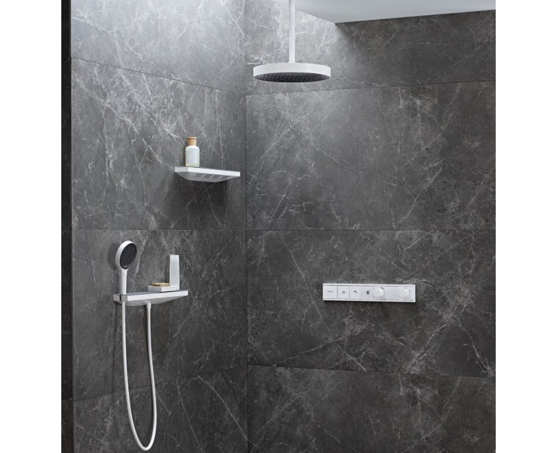Dušas galva Hansgrohe  Rainfinity Porter 500 L balts matēts 26843700 Balta Matēta