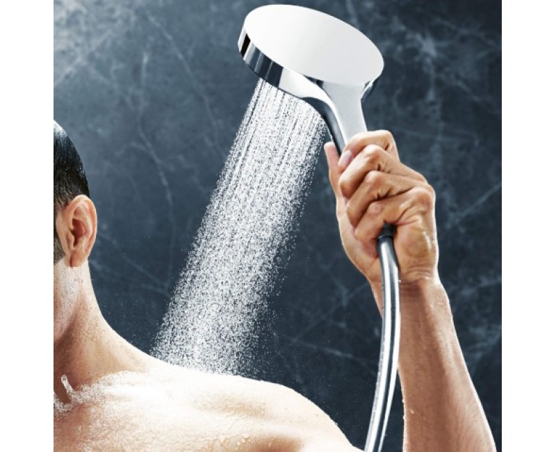 Душевая трубка  Hansgrohe Rainfinity 130 3jet HS EcoSm.9L 26865670 Черный матовый