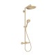 Dušas sistēma Hansgrohe Croma Select S Showerpipe 280 1jet EcoSmart ar rokas dušu Raindance Select S 120 3jet 26891140 Brushed Bronze Dušas sistēma Hansgrohe Croma Select S Showerpipe 280 1jet EcoSmart ar rokas dušu Raindance Select S 120 3jet 26891140 Brushed Bronze
