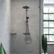 Dušas sistēma Hansgrohe Croma Select S Showerpipe 280 1jet EcoSmart 26891670 Melna matēta Dušas sistēma Hansgrohe Croma Select S Showerpipe 280 1jet EcoSmart 26891670 Melna matēta