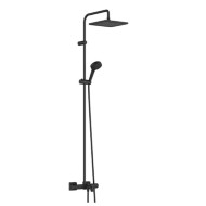 Dušas sistēma Hansgrohe Vernis Shape Showerpipe 240 1jet ar termostatu 26900670 Melns matēts