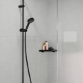 Dušas sistēma Hansgrohe Vernis Shape Showerpipe 240 1jet ar termostatu 26900670 Melns matēts