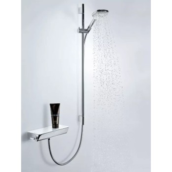 Dušas sistēma Hansgrohe Raindance Select E 120 3jet ar termostatu Ecostat Select 27038000 hromēts