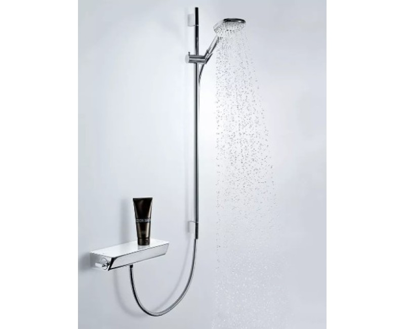 Dušas sistēma Hansgrohe Raindance Select E 120 3jet ar termostatu Ecostat Select 27038000 hromēts