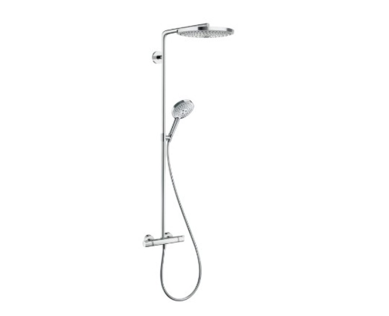 Душевая система Hansgrohe Raindance Select S Showerpipe 300 2jet С термостатом 27133000 Хром