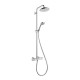 Dušas sistēma Hansgrohe Croma Showerpipe 220 1jet ar termostatu, 27185000 hromēta Dušas sistēma Hansgrohe Croma Showerpipe 220 1jet ar termostatu, 27185000 hromēta