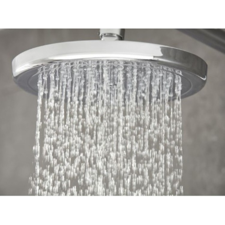 Dušas sistēma Hansgrohe Croma Showerpipe 220 1jet ar termostatu, 27185000 hromēta Dušas sistēma Hansgrohe Croma Showerpipe 220 1jet ar termostatu, 27185000 hromēta