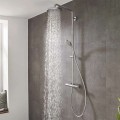 Dušas sistēma Hansgrohe Croma Showerpipe 220 1jet EcoSmart ar termostatu 27188000 Hromēts