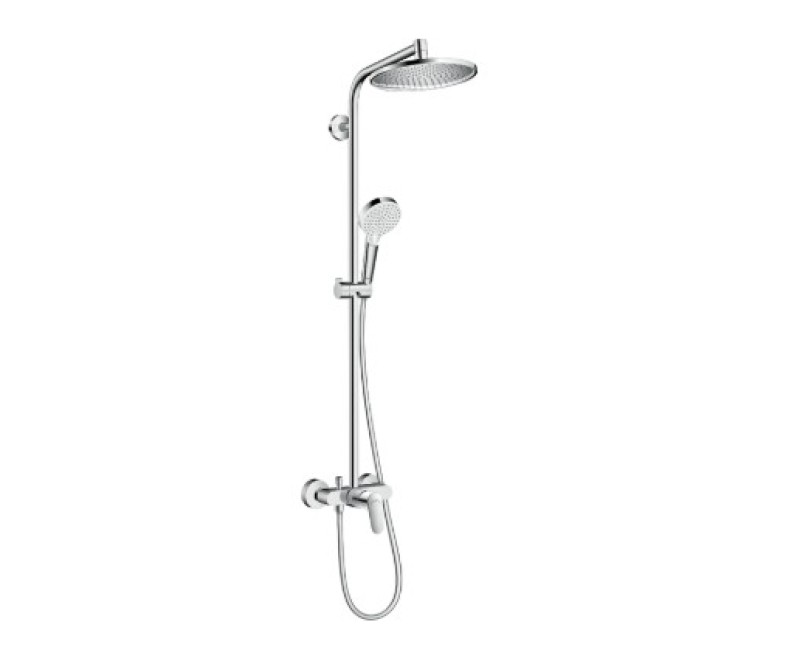Dušas sistēma Hansgrohe Crometta S Showerpipe 240 1jet  27269000 hromēts