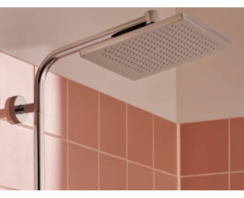 Душевая система Hansgrohe Crometta E Showerpipe 240 1jet EcoSmart с термостатом хром 27281000