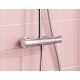 Dušas sistēma Hansgrohe Crometta E Showerpipe 240 1jet EcoSmart ar termostatu hromēts 27281000 Dušas sistēma Hansgrohe Crometta E Showerpipe 240 1jet EcoSmart ar termostatu hromēts 27281000