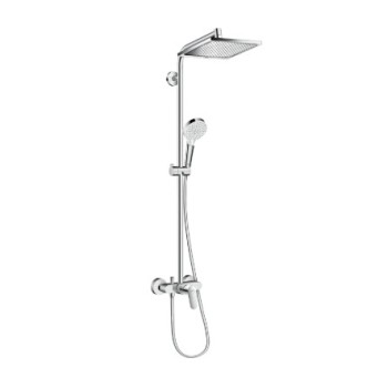 Dušas sistēma Hansgrohe Crometta E Showerpipe 240 1jet  27284000 hromēta