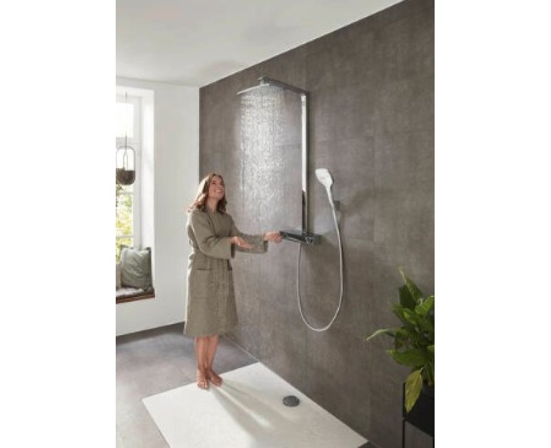 Душевая система Hansgrohe Raindance E Showerpipe 360 ​​1jet EcoSmart с термостатом 27286000