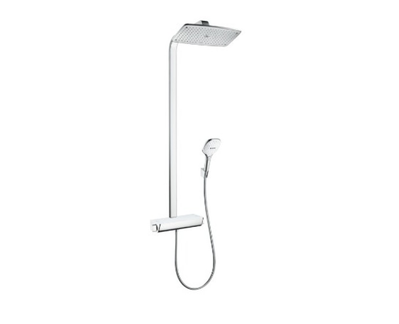 Душевая система Hansgrohe Raindance E Showerpipe 360 ​​1jet EcoSmart 27286400 Белый / Хром