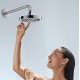 Dušas sistēma Hansgrohe Croma Select S 180 2jet ar termostatu Ecostat S 27295000 hromēts Dušas sistēma Hansgrohe Croma Select S 180 2jet ar termostatu Ecostat S 27295000 hromēts