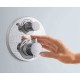 Dušas sistēma Hansgrohe Croma Select S 180 2jet ar termostatu Ecostat S 27295000 hromēts Dušas sistēma Hansgrohe Croma Select S 180 2jet ar termostatu Ecostat S 27295000 hromēts