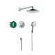 Dušas sistēma Hansgrohe Croma E ar Termostatu 280 1jet EcoSmart Hromēts 27297000 Dušas sistēma Hansgrohe Croma E ar Termostatu 280 1jet EcoSmart Hromēts 27297000