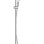 Dušas sistēma Hansgrohe Crometta E Showerpipe 240 1jet 27298000 hromēts