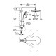 Dušas sistēma Grohe Vitalio Joy System 260 Hromēts 27357002 Dušas sistēma Grohe Vitalio Joy System 260 Hromēts 27357002