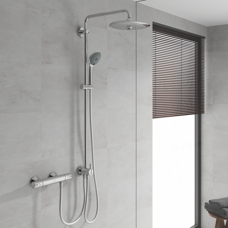 Dušas sistēma Grohe Vitalio Joy System 260 Hromēts 27357002 Dušas sistēma Grohe Vitalio Joy System 260 Hromēts 27357002