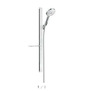 Dušas komplekts Hansgrohe  RD Select S120 3j U'E 900mm balts hromēts 27648400 Balts / hromēts