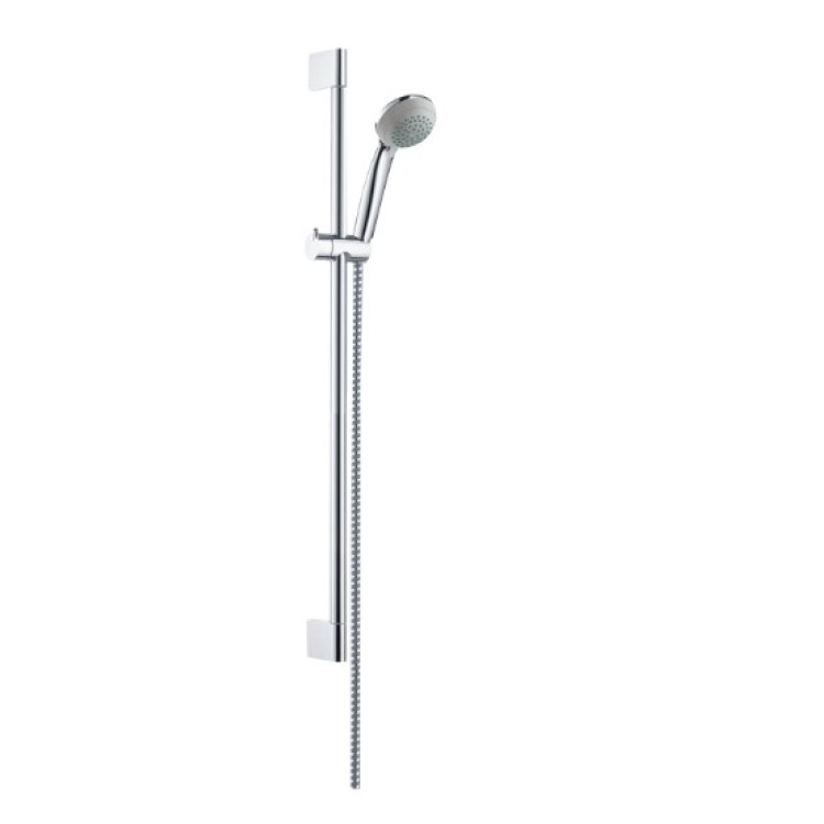 Душевой комплект Hansgrohe Crometta 85 Зеленый/Unica'Crometta 650 27652000 Хром Душевой комплект Hansgrohe Crometta 85 Зеленый/Unica'Crometta 650 27652000 Хром