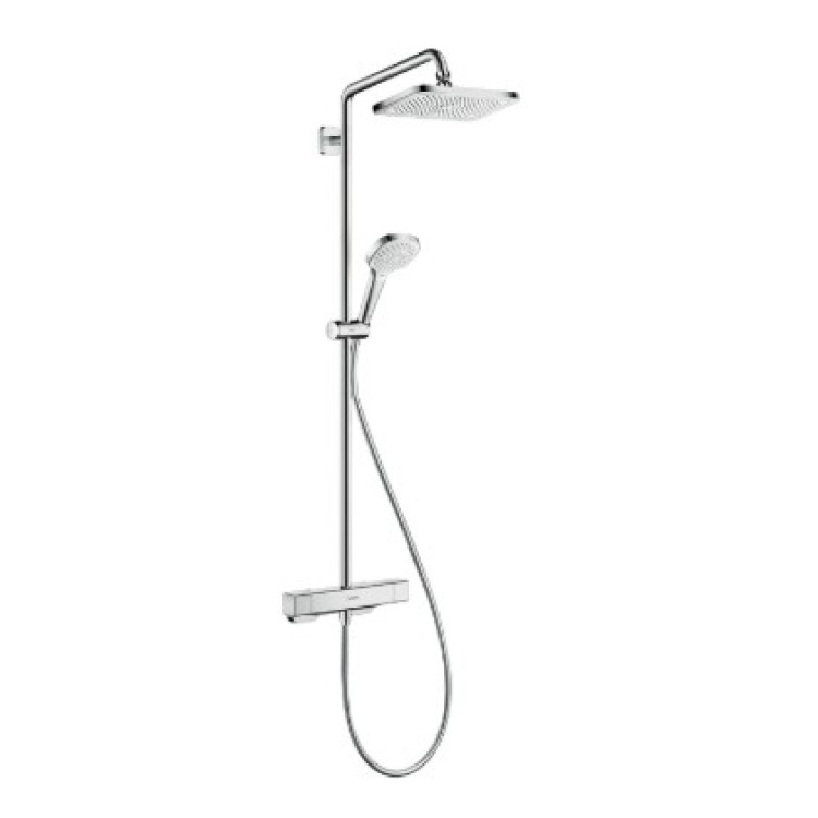 Dušas sistēma Hansgrohe Croma E ar Termostatu 280 1jet EcoSmart Hromēts 27660000 Dušas sistēma Hansgrohe Croma E ar Termostatu 280 1jet EcoSmart Hromēts 27660000