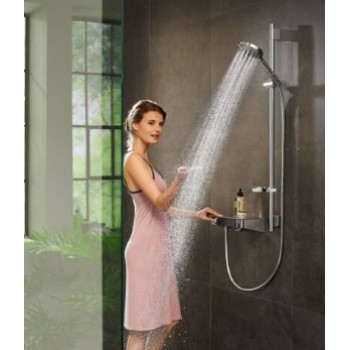 Dušas komplekts Hansgrohe  RD Sel.S120 3j PowderRain/U'S Puro 90 27667000 Hromēta