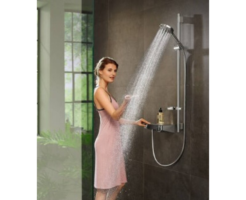 Dušas komplekts Hansgrohe  RD Sel.S120 3j PowderRain/U'S Puro 90 27667000 Hromēta