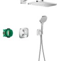 Dušas sistēma Hansgrohe Croma E 280 1jet ar termostatu Ecostat E 27953000 Hromēts