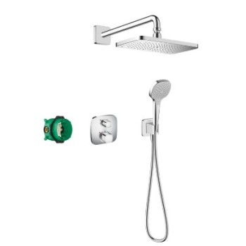 Dušas sistēma Hansgrohe Croma E 280 1jet ar termostatu Ecostat E 27953000 Hromēts
