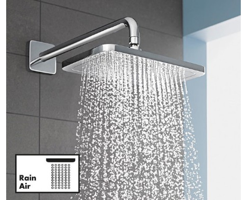 Dušas sistēma Hansgrohe Croma E 280 1jet ar termostatu Ecostat E 27953000 Hromēts