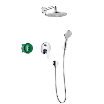 Dušas sistēma Hansgrohe Crometta S Shower system 240 1jet 27958000 hromēts