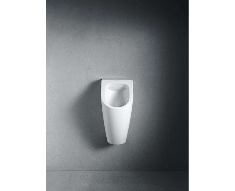 Писсуар Duravit ME от Starck Rimfree, вход сзади, белый