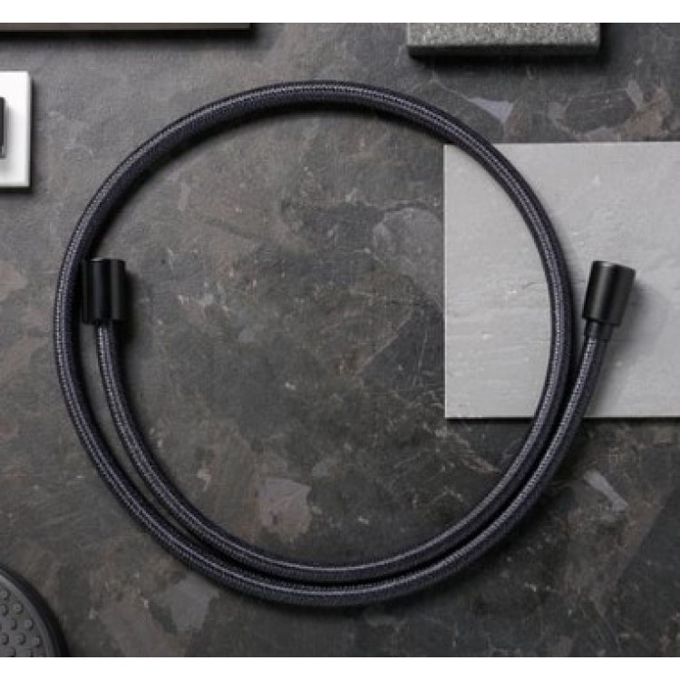Dušas šļūtene Hansgrohe Designflex tekstila 1600mm 28260670 Melna Matēta