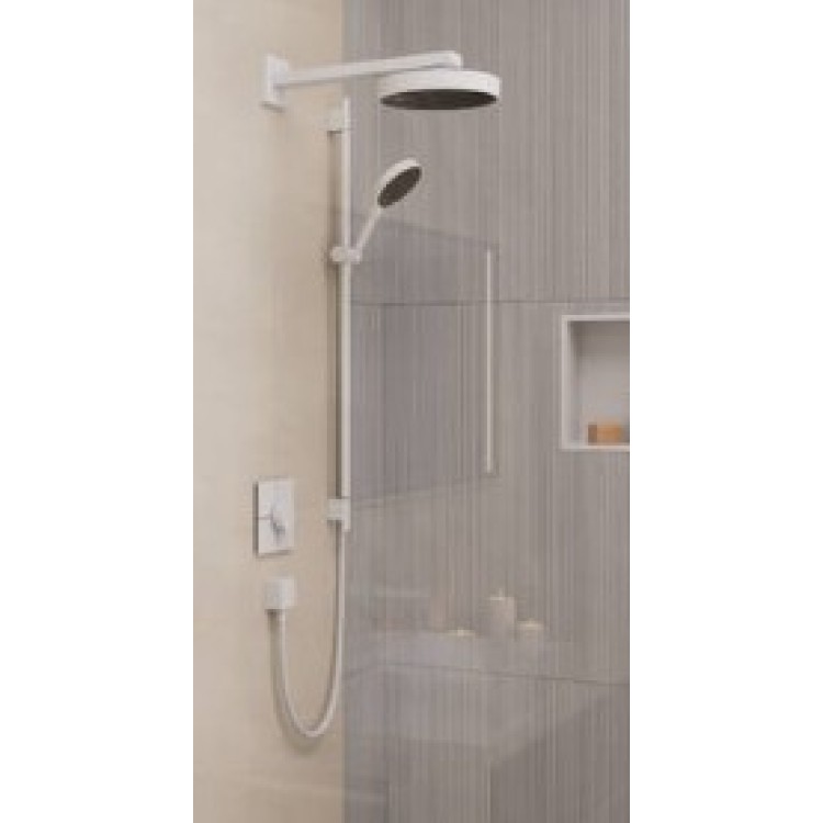 Dušas komplekts Hansgrohe Rainfinity 130 3jEco S Puro900push 28744700 Balts matēts Dušas komplekts Hansgrohe Rainfinity 130 3jEco S Puro900push 28744700 Balts matēts