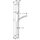 Dušas komplekts Hansgrohe Rainfinity 130 3jEco S Puro900push 28744700 Balts matēts Dušas komplekts Hansgrohe Rainfinity 130 3jEco S Puro900push 28744700 Balts matēts