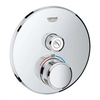 GROHE Grohtherm SmartControl смеситель для душа с термостатом Встроенный, SmartControl, StarLight Chrome покрытие 29118000