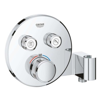 Смеситель для душа GROHE Grohtherm SmartControl с термостатом, встроенный, с держателем для душа, Long-Life покрытие, хром 29120000