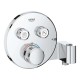 Dušas maisītājs GROHE Grohtherm SmartControl ar termostatu Iebūvējams ar dušas turētāju Long-Life apdare Hromēts 29120000