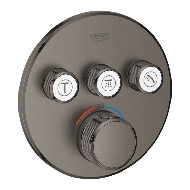 Dušas maisītājs GROHE Grohtherm SmartControl ar termostatu Iebūvējams, StarLight apdare Warm Sunset 29121AL0
