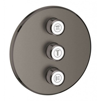 Dušas maisītājs GROHE Grohtherm SmartControl Iebūvējams, FastFixation/QuickFix, Brushed Hard Graphite 29122AL0