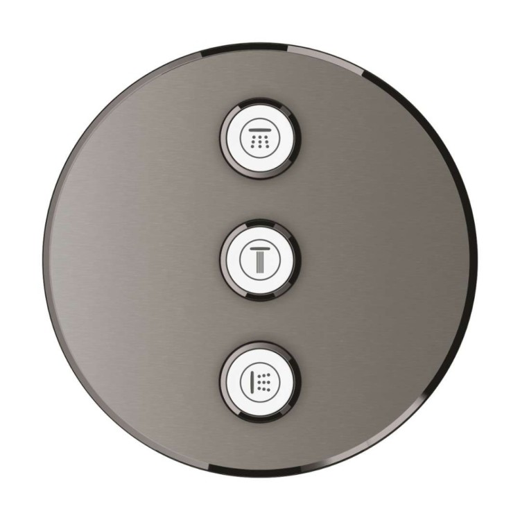 Dušas maisītājs GROHE Grohtherm SmartControl Iebūvējams, FastFixation/QuickFix, Brushed Hard Graphite 29122AL0 Dušas maisītājs GROHE Grohtherm SmartControl Iebūvējams, FastFixation/QuickFix, Brushed Hard Graphite 29122AL0